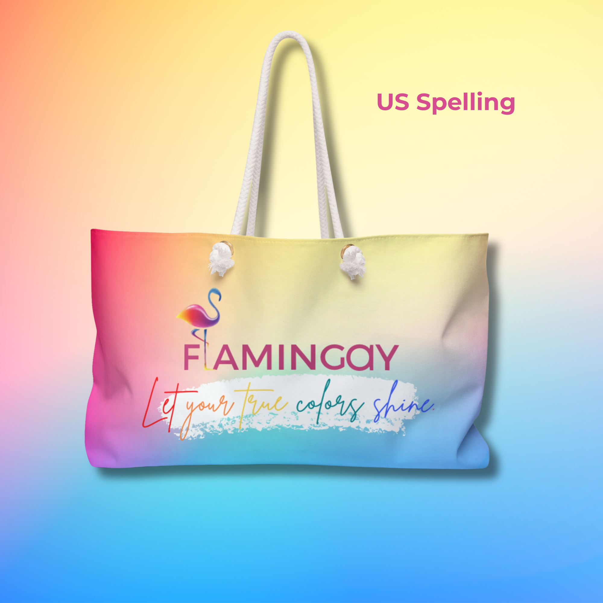 Flamingay oversize tote beach bag