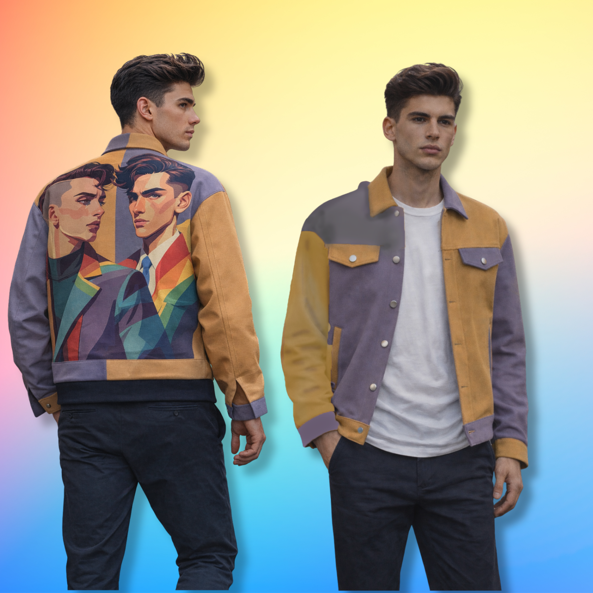  Queer Art Jacket — Tailored in Pride Series 2
