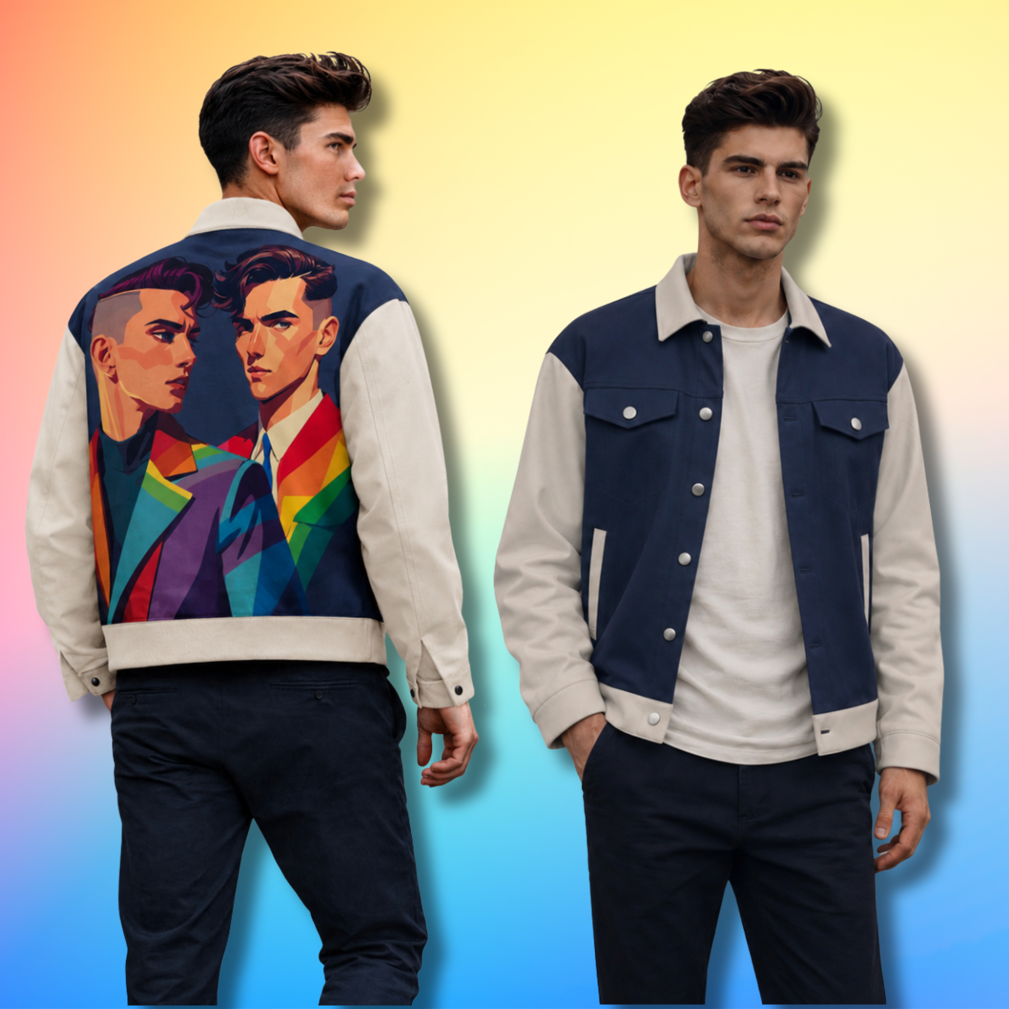  Queer Art Jacket — Tailored in Pride Series 2
