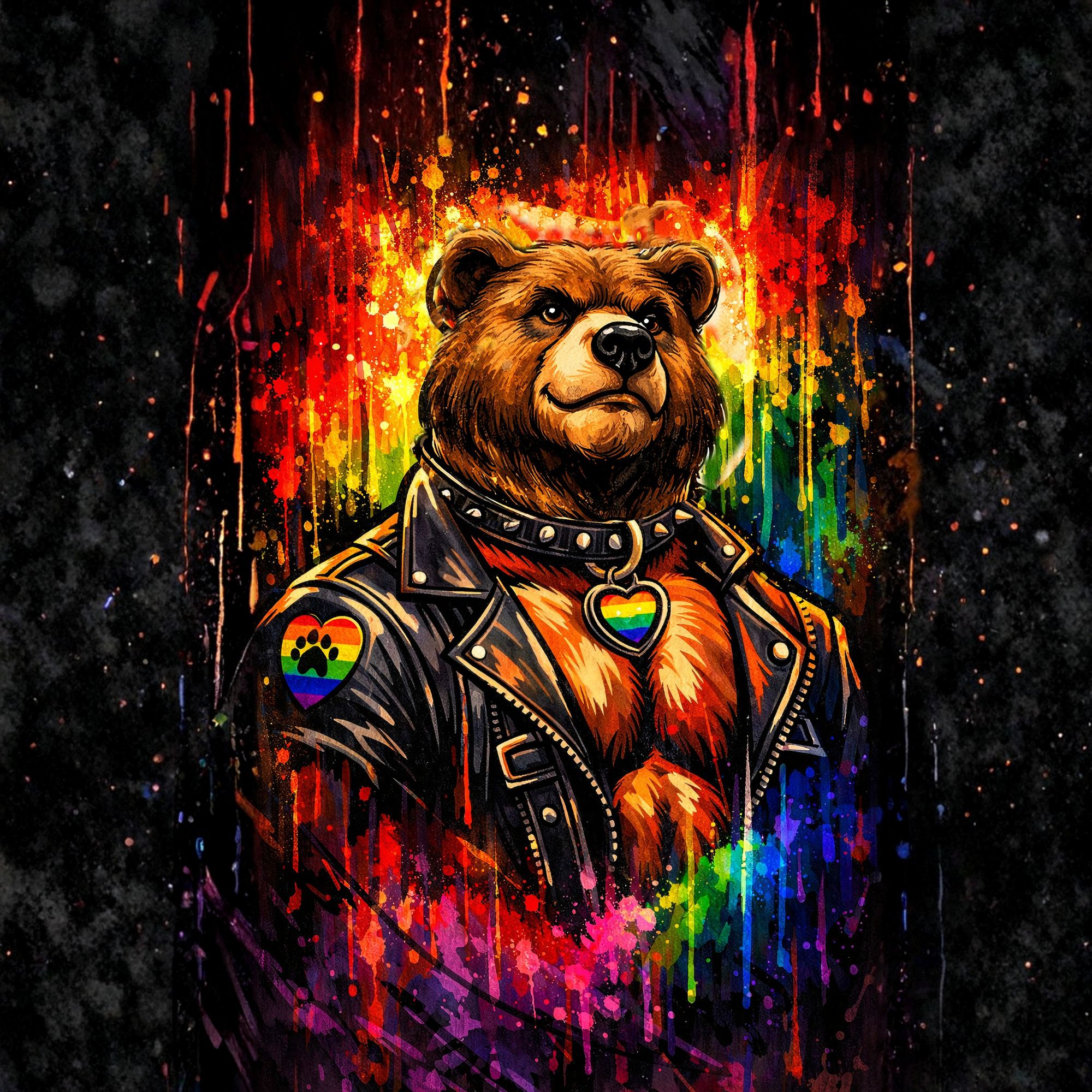 Leather Bear Pride T-Shirt