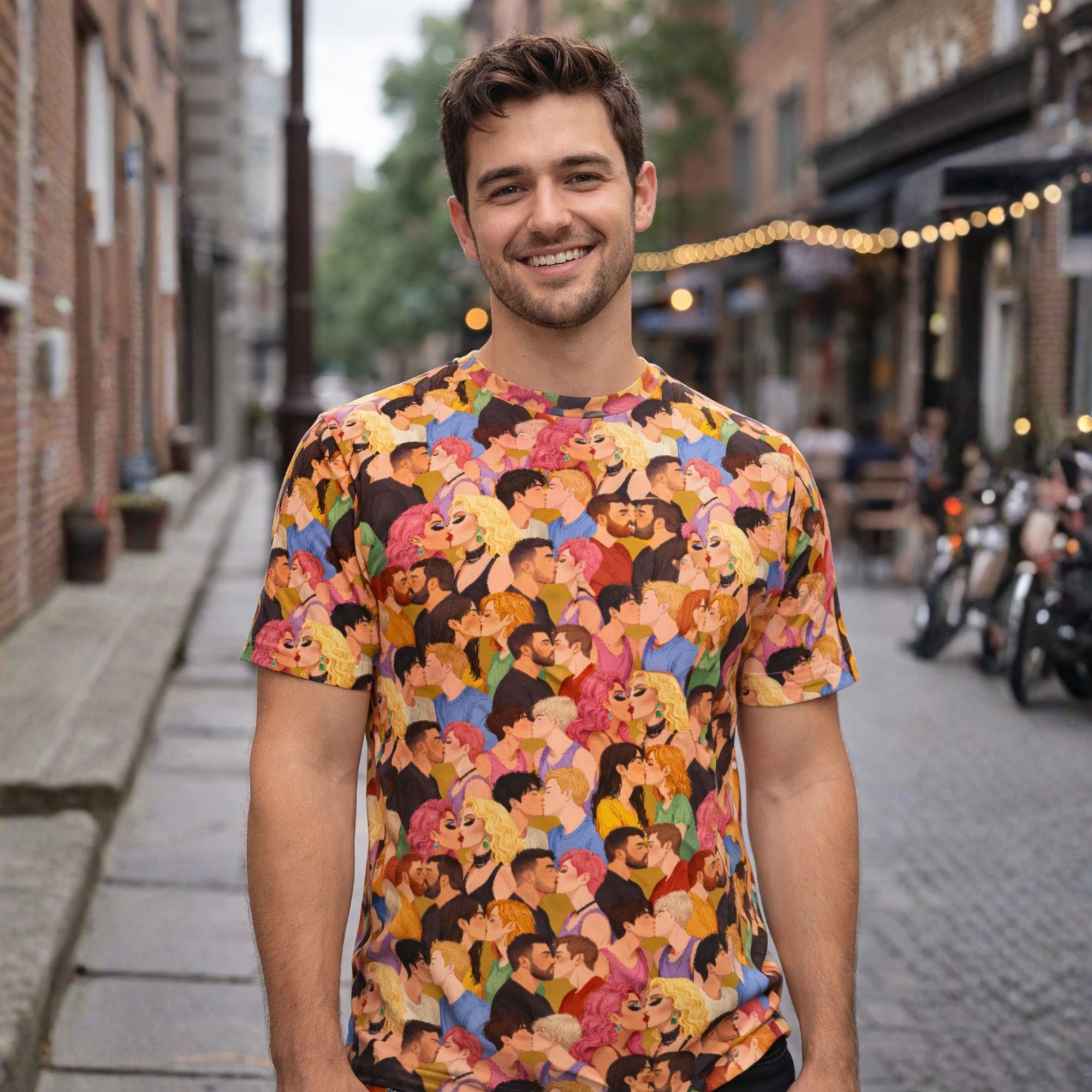 LGBTQ Couples Kissing T-Shirt