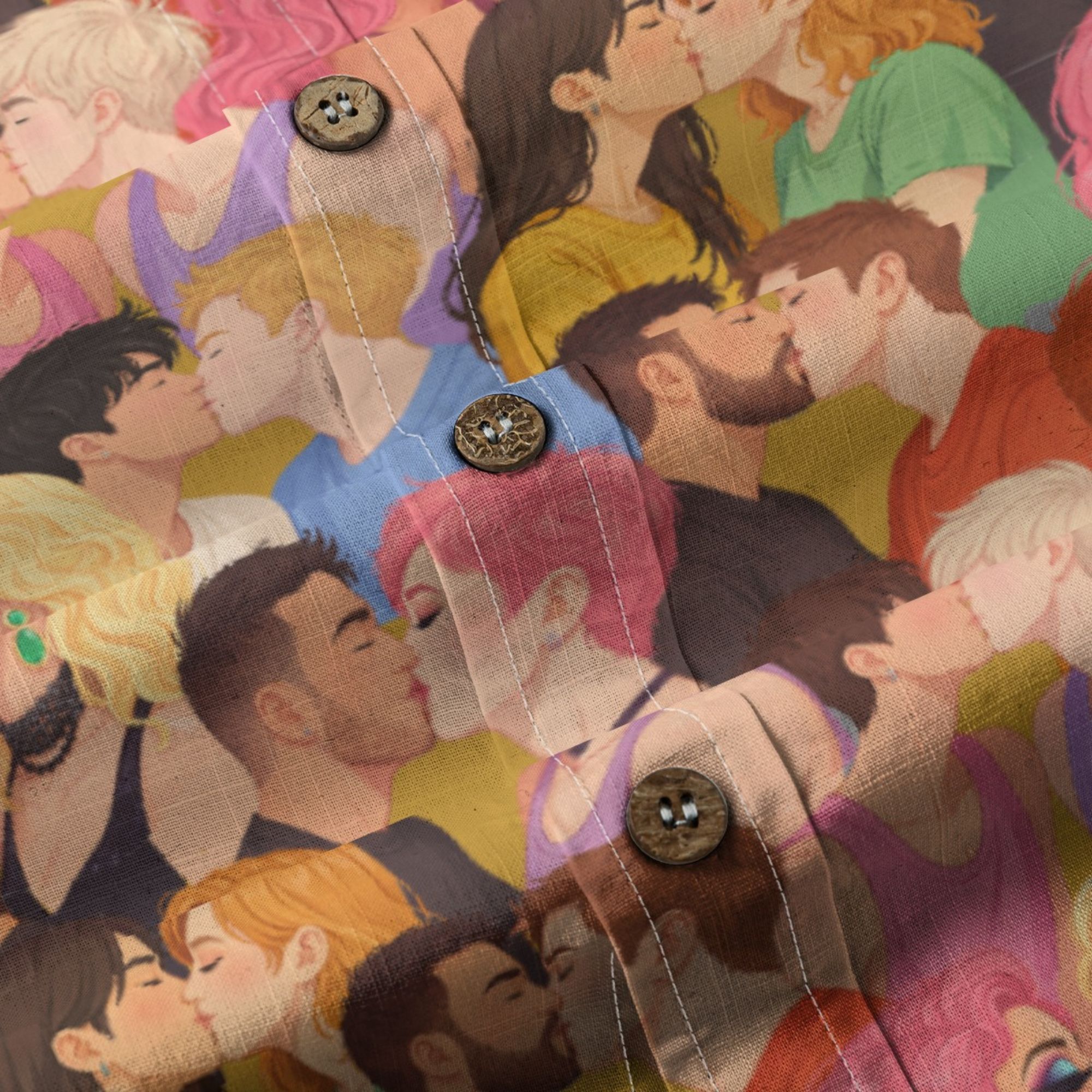 LGBTQ Couples Kissing Shirt