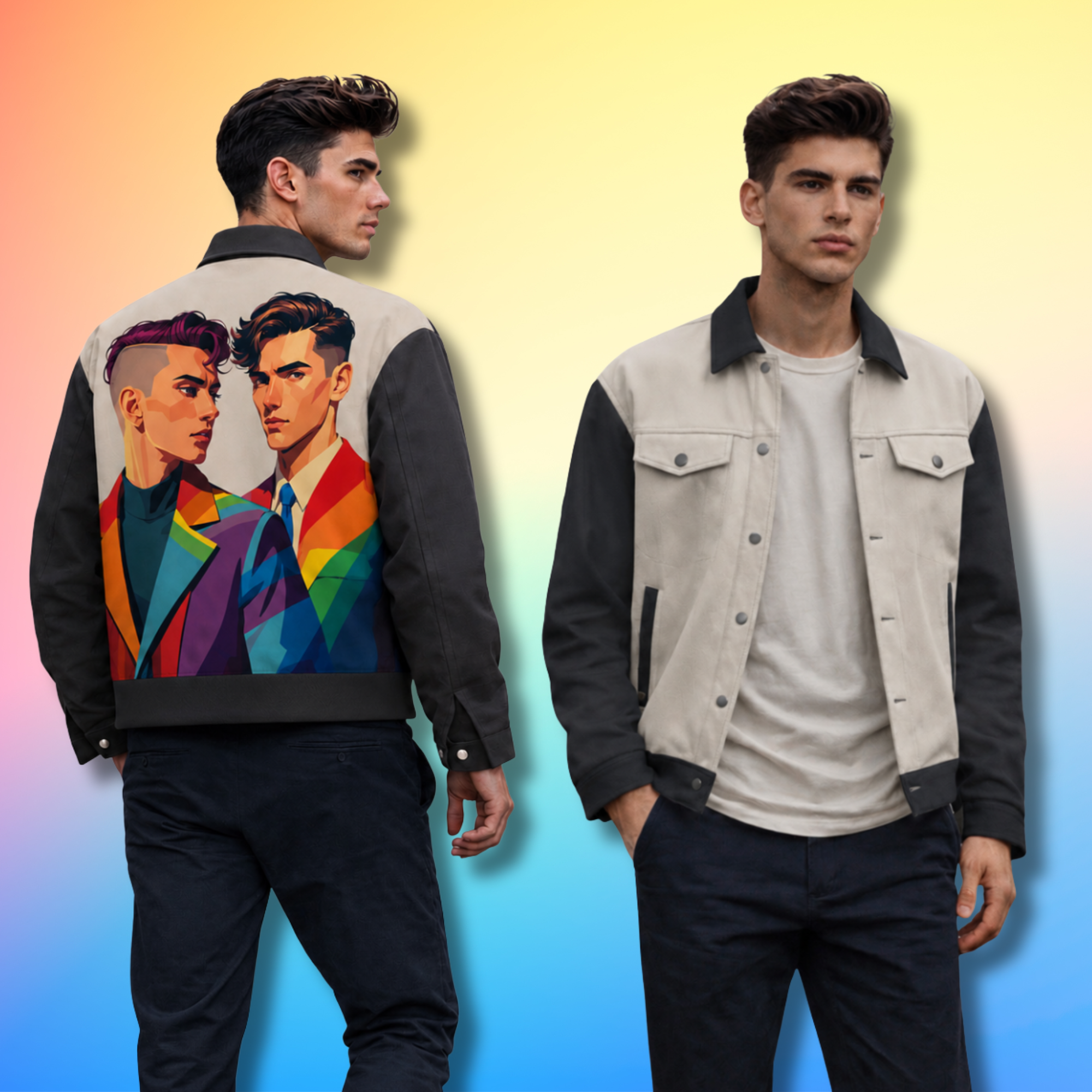  Queer Art Jacket — Tailored in Pride Series 2