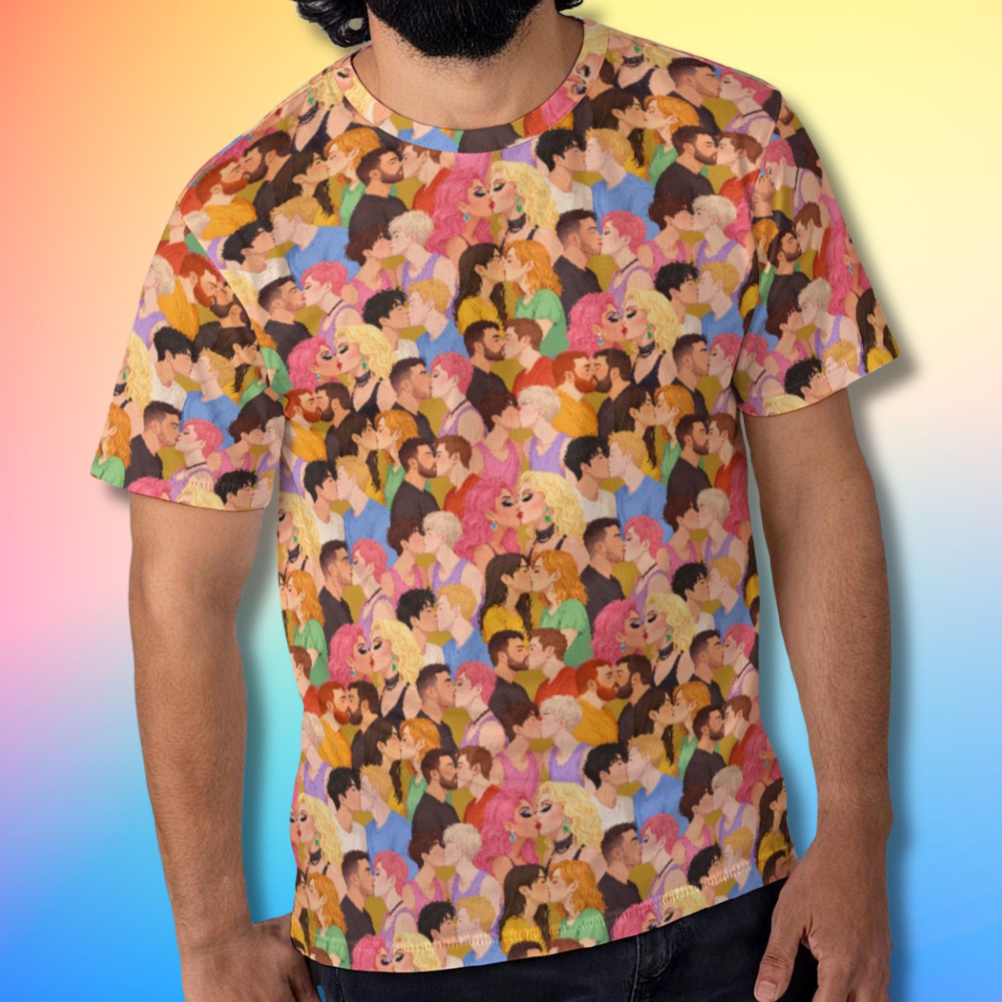 LGBTQ Couples Kissing T-Shirt