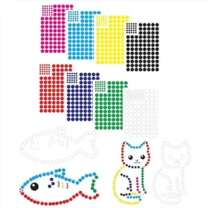 Color Dot Sticker Art Kit
