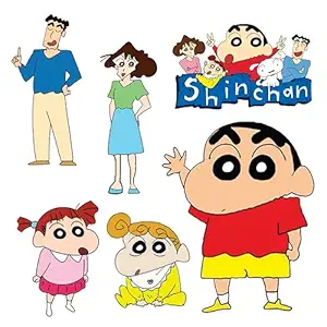 Shinchan Family Sticker Set