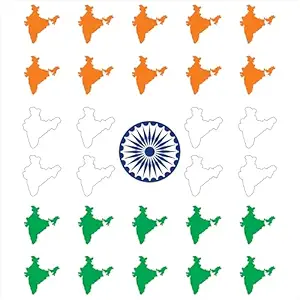 India Flag Sticker Sheet