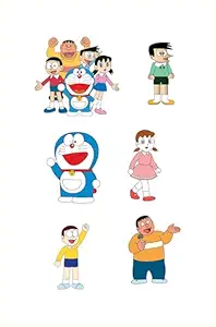 Doraemon Character Wall Stickers