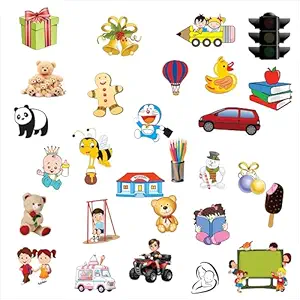 Kids Cartoon Sticker Set