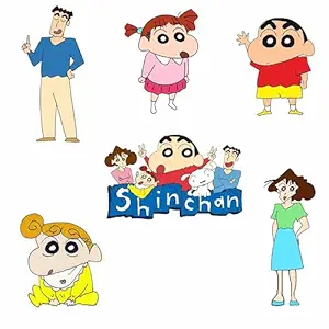 Shinchan Family Sticker Set