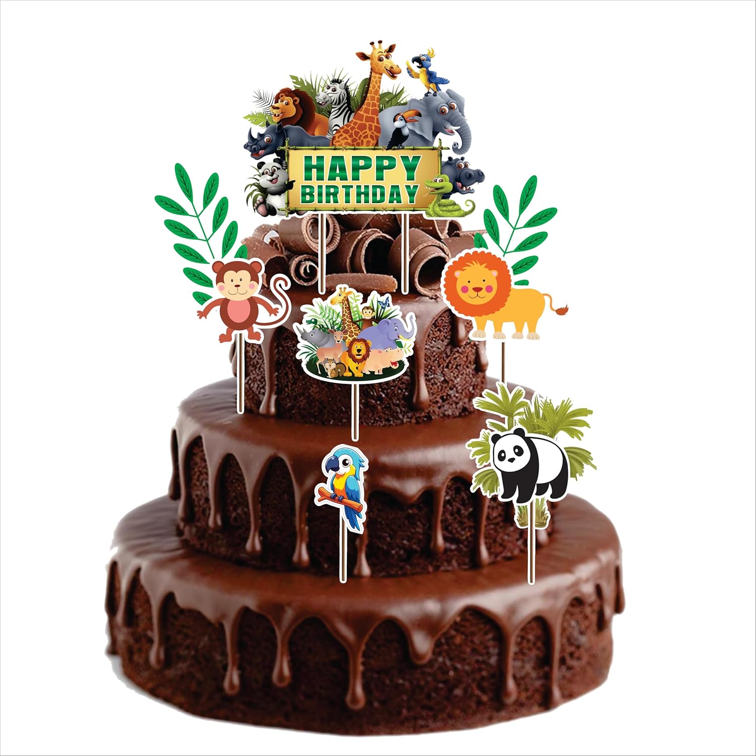 Jungle Animal Birthday Decoration Set