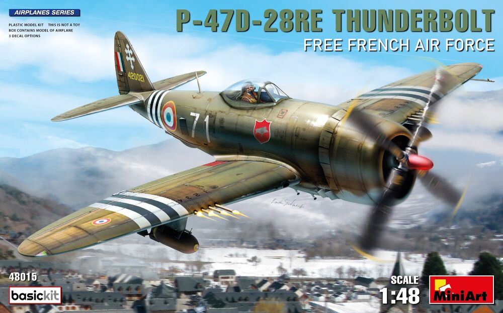 1/48 P47D-28RE Free French Airforces