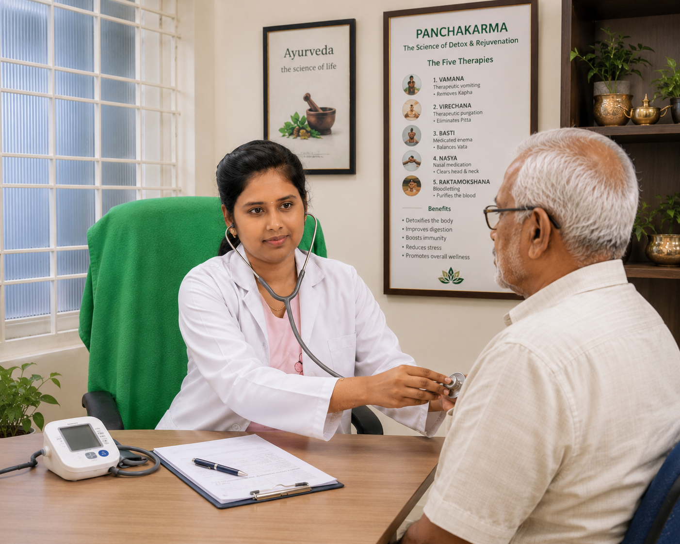 Megha's Bhaishajya Ayurveda Clinic.