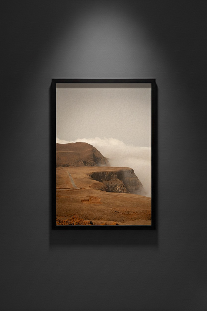 Tableau paysage montagneux