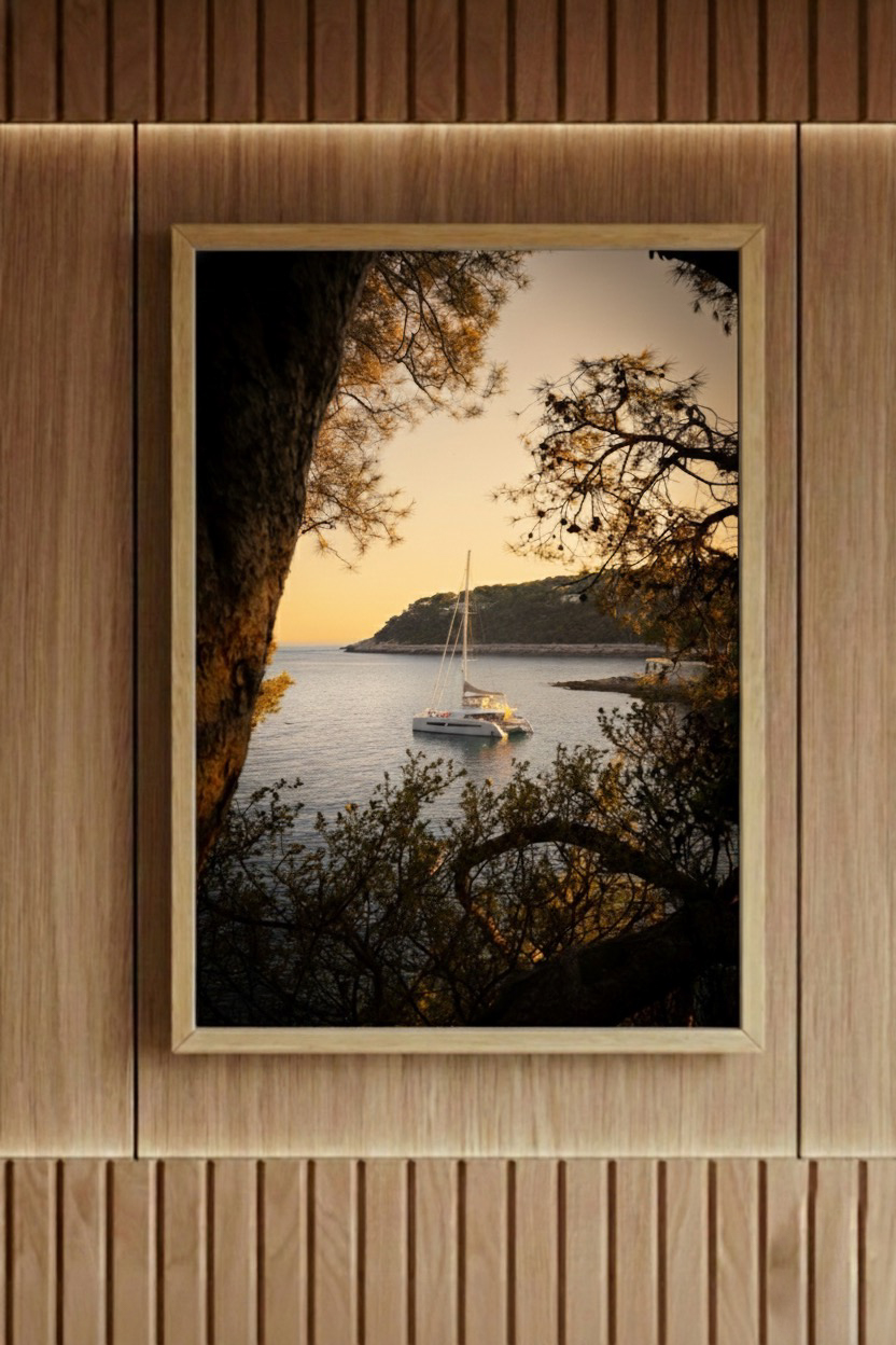 Voilier sur la baie de Saint-Jean-Cap-Ferrat