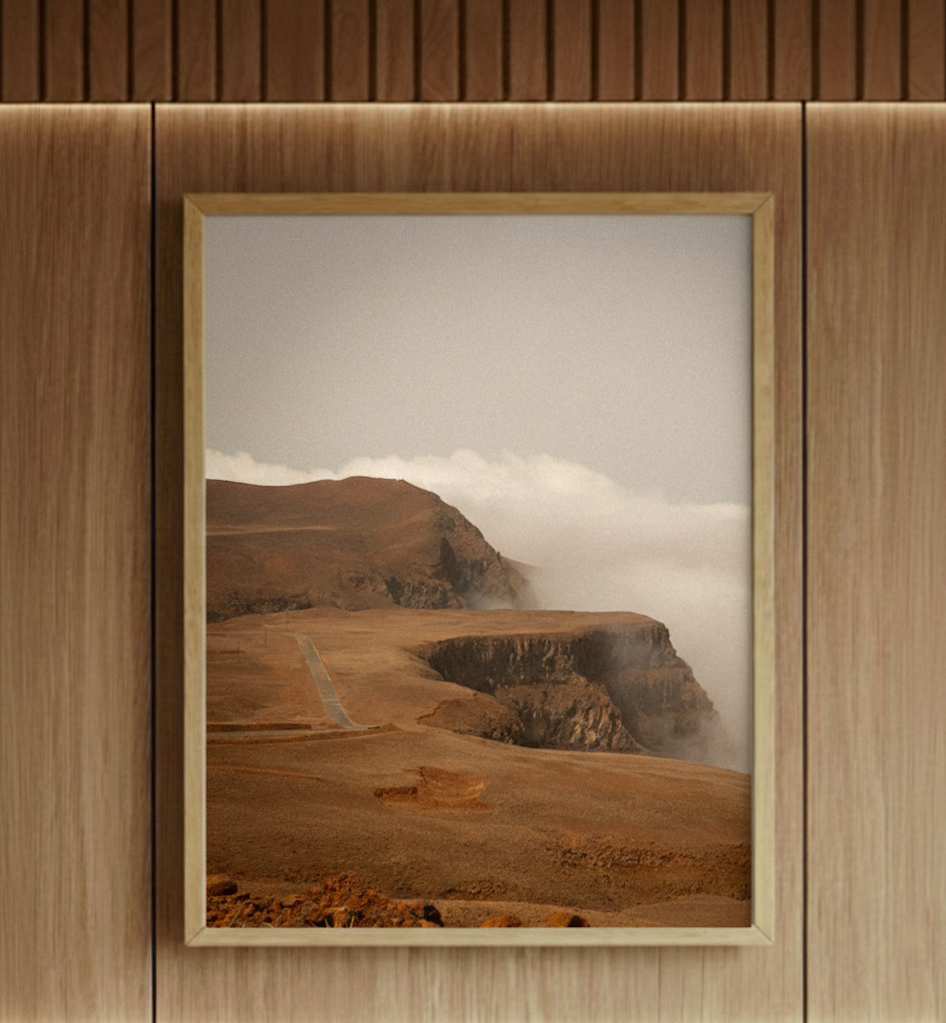 Tableau paysage montagneux