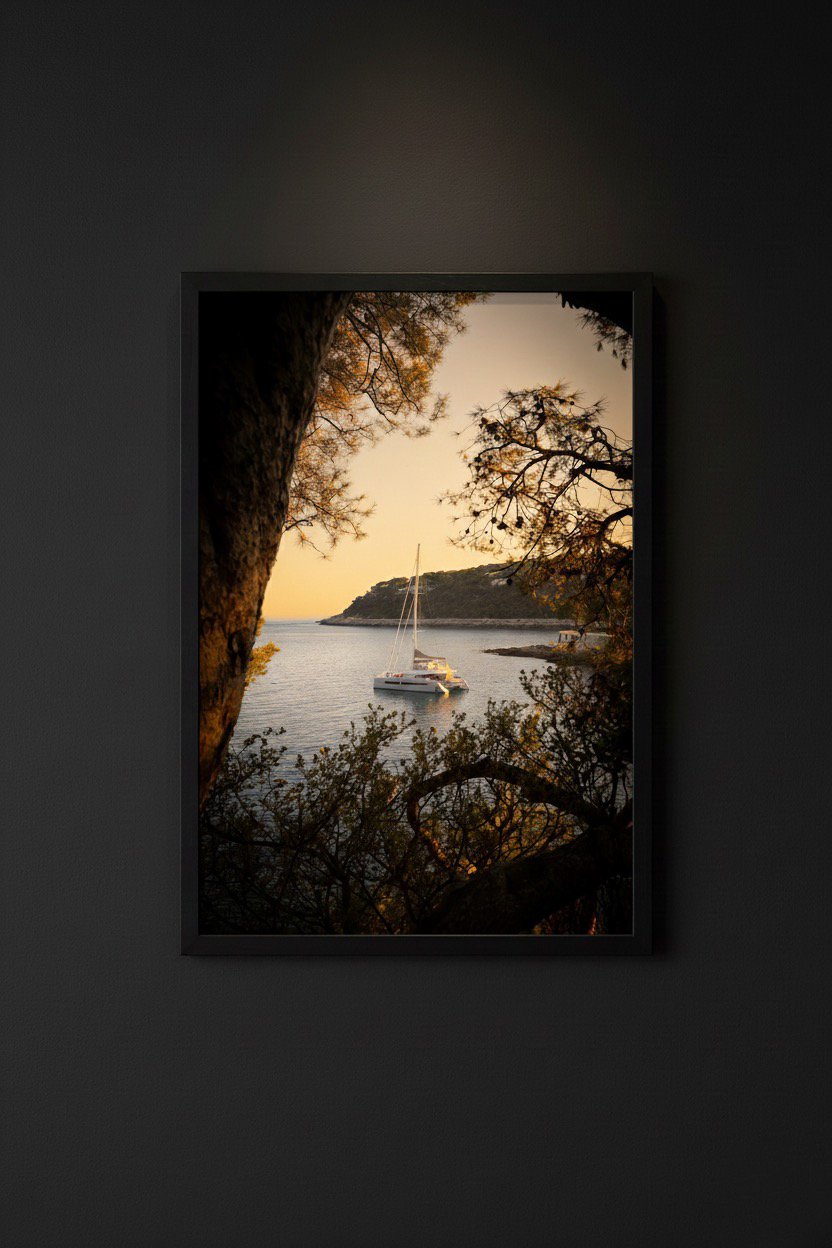 Voilier sur la baie de Saint-Jean-Cap-Ferrat