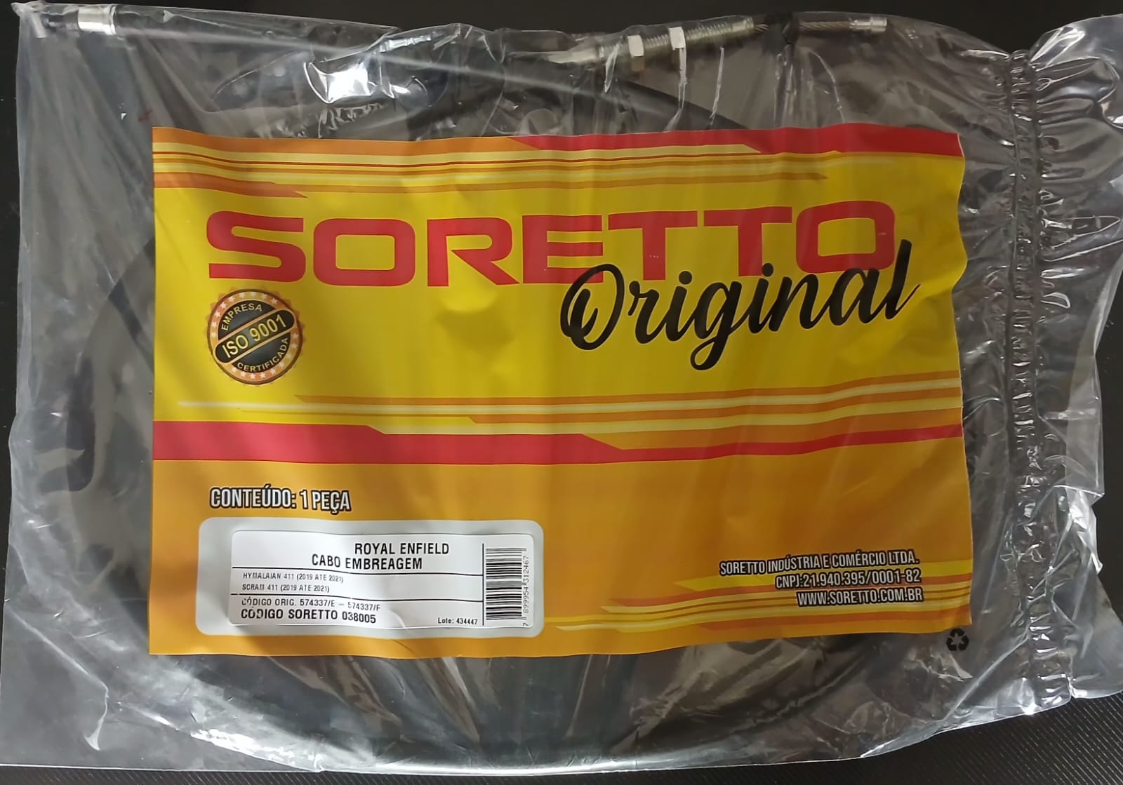 Cabo Embreagem RE Hima / Scram 411 ( 2019.21 )