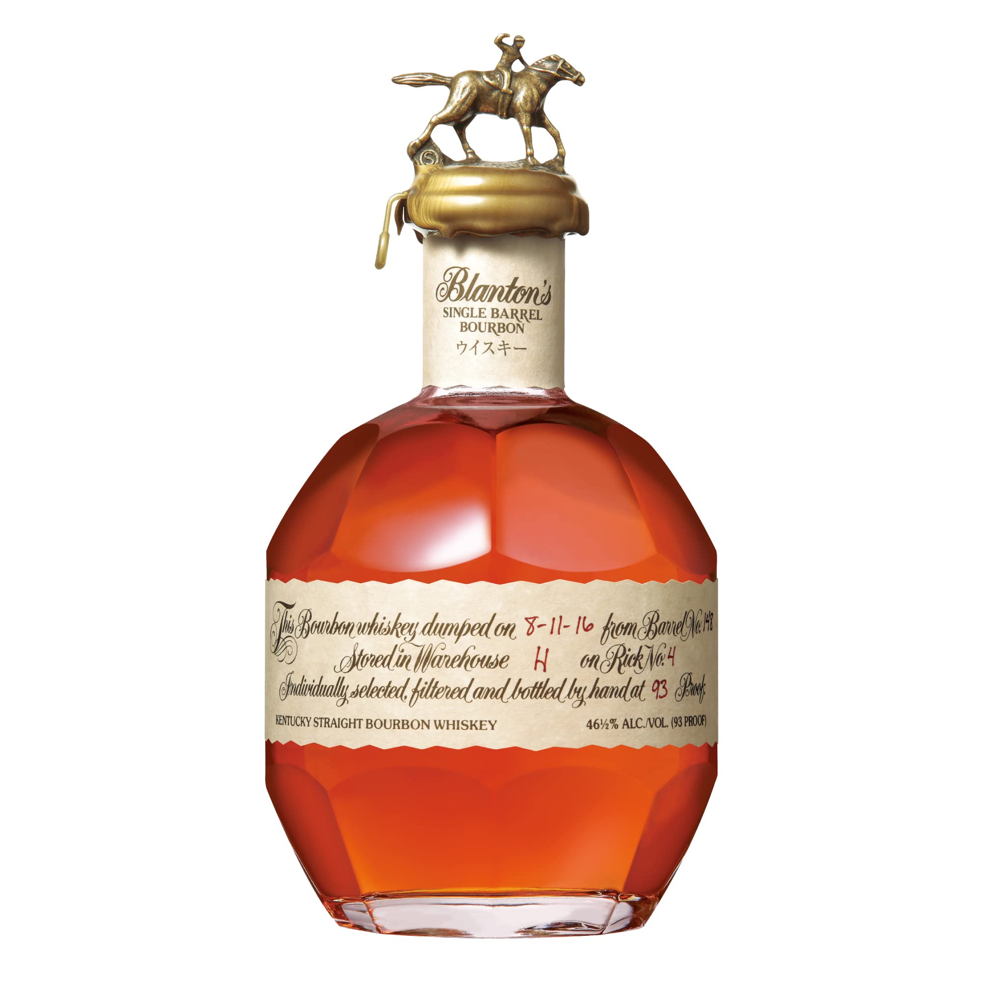 Blanton's The Original Single Barrel Bourbon Whiskey 46,5% Vol. 0,7l en boîte cadeau