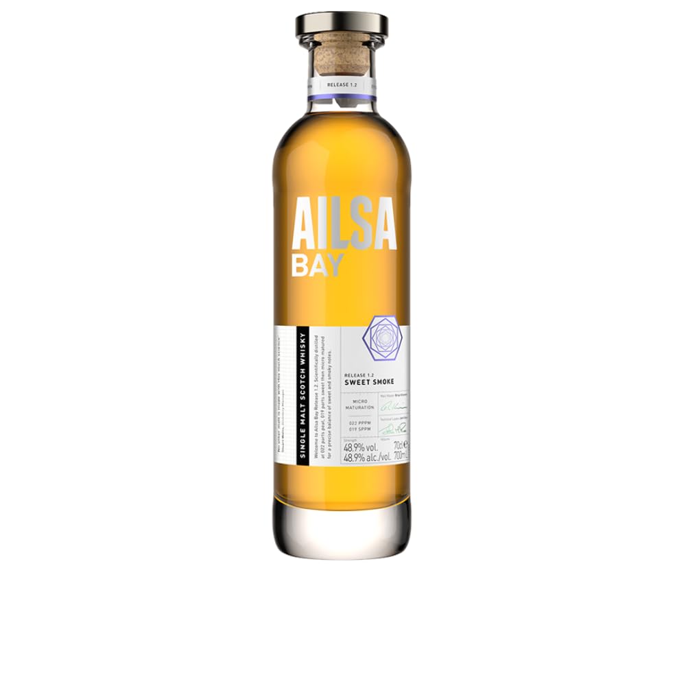 Ailsa Bay SWEET SMOKE Single Malt Scotch Whisky Release 1.2 48,9% Vol. 0,7l