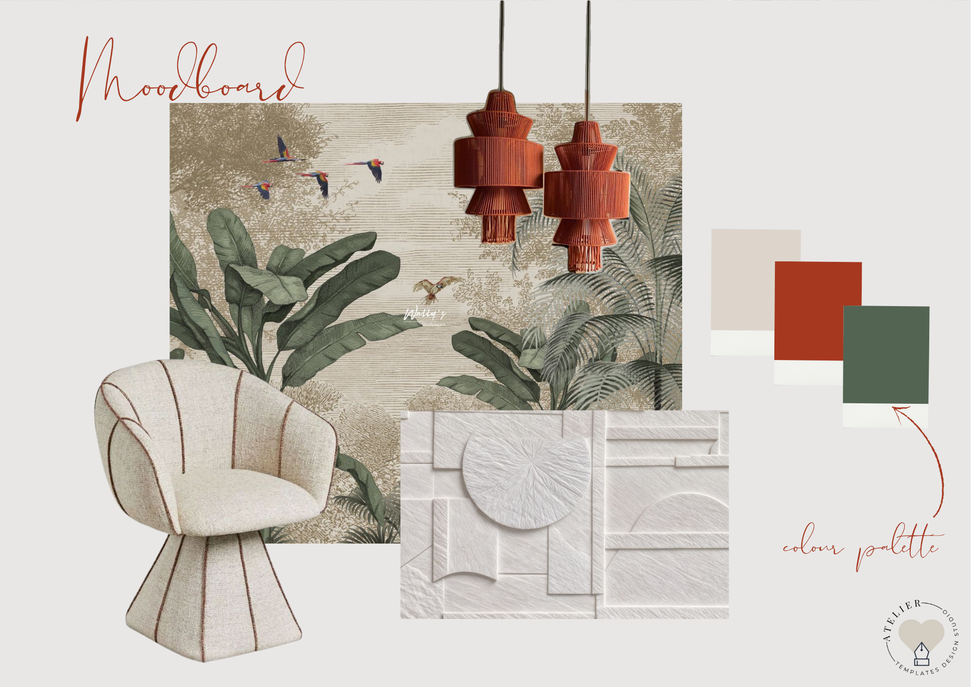 Pack de Moodboards · Plantilla Editorial en Canva (A3 Horizontal)