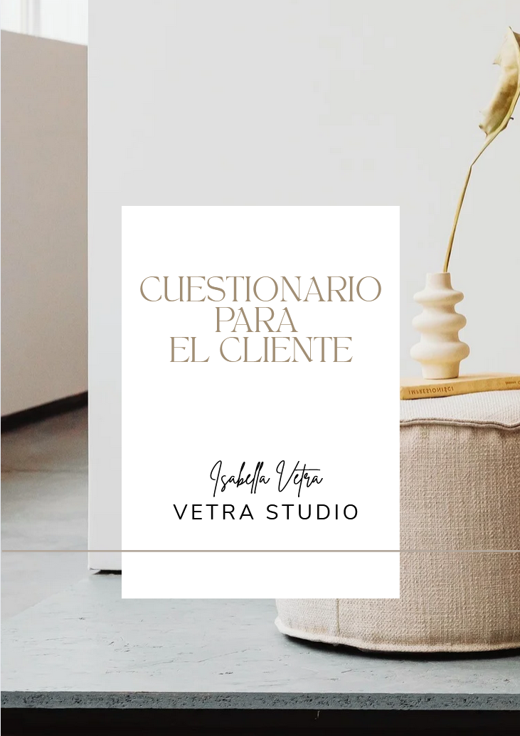Cuestionario para el Cliente · Plantilla Editable en Canva