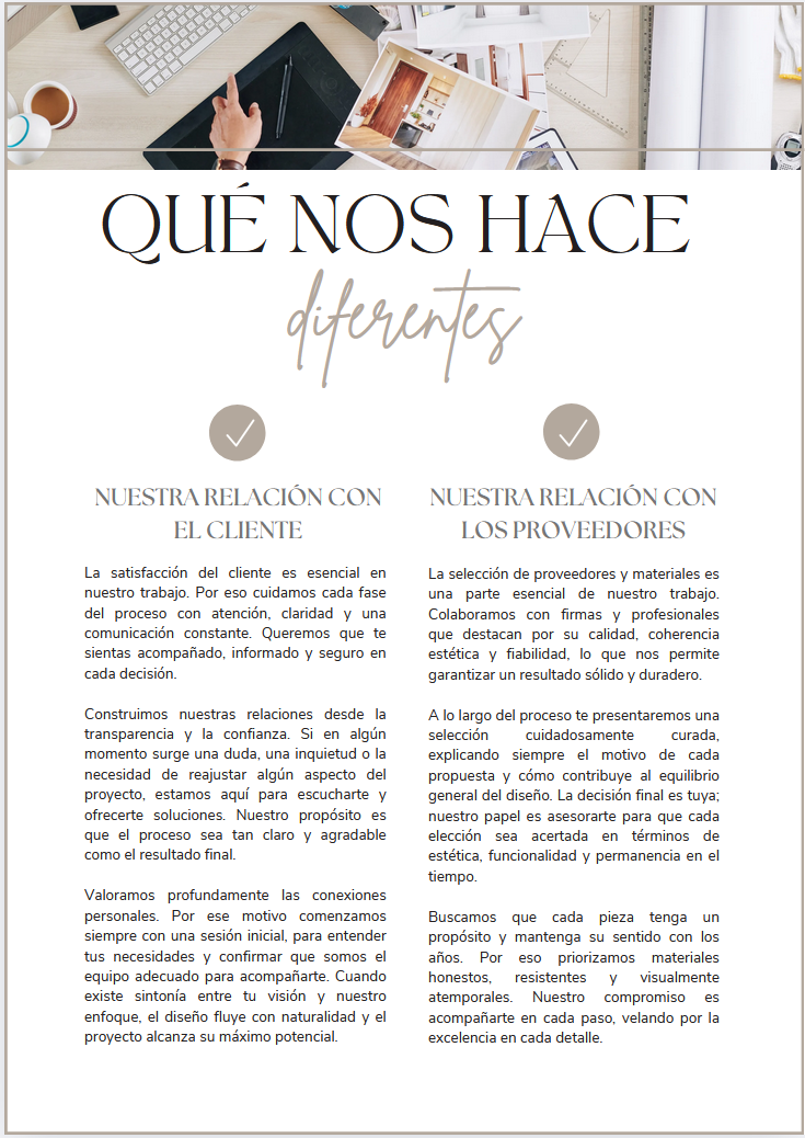 Guía de Servicios & Precios · Plantilla Editable en Canva