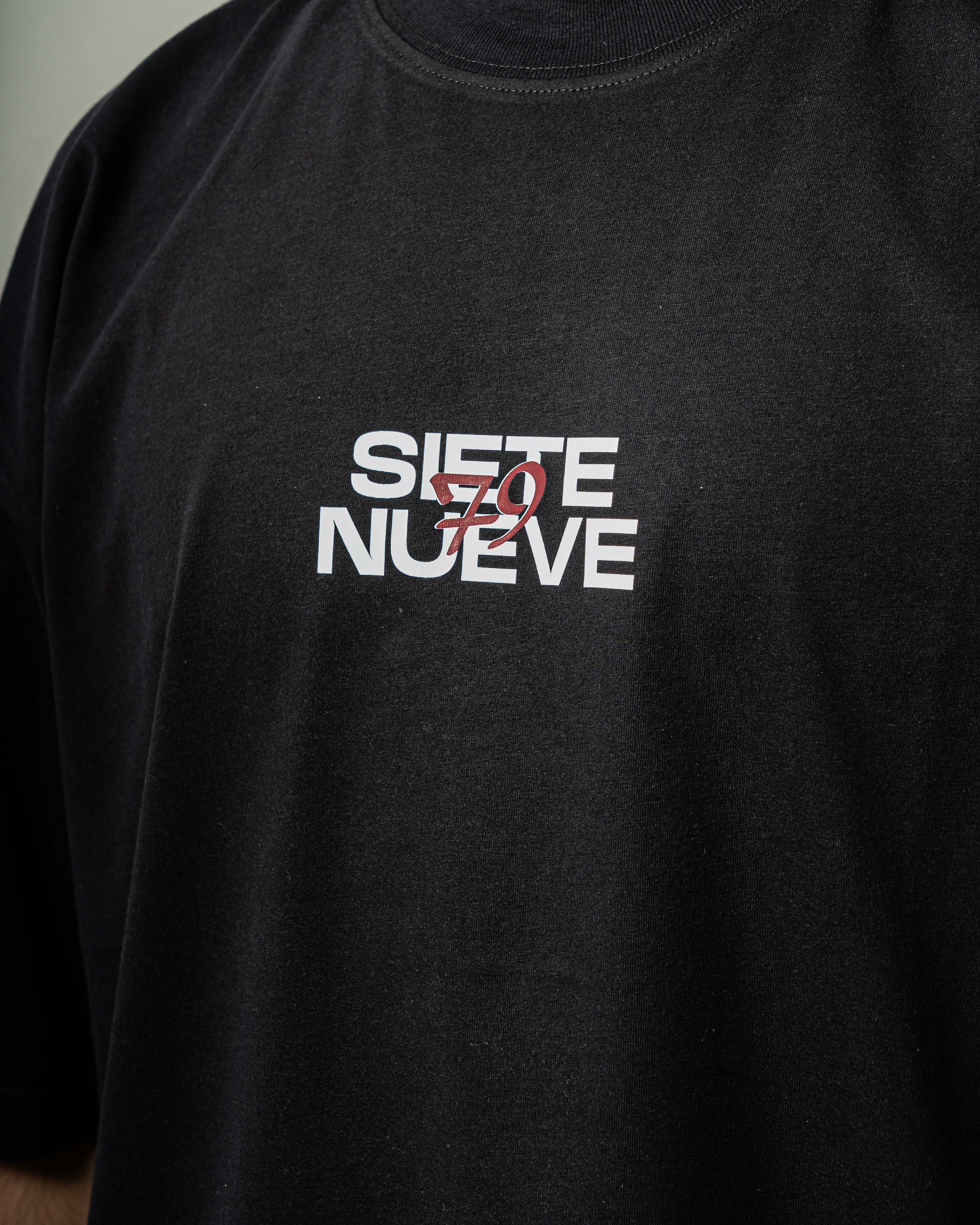 Oversize Siete Nueve - Negra