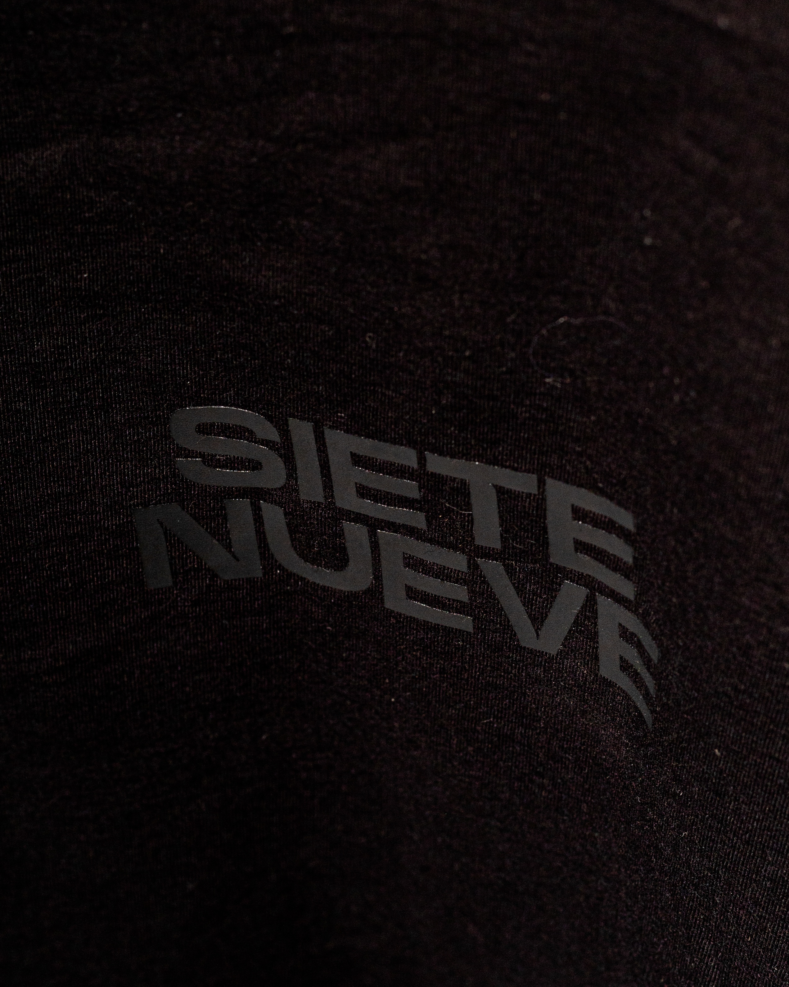 Oversize Siete Nueve Blackout - Negra