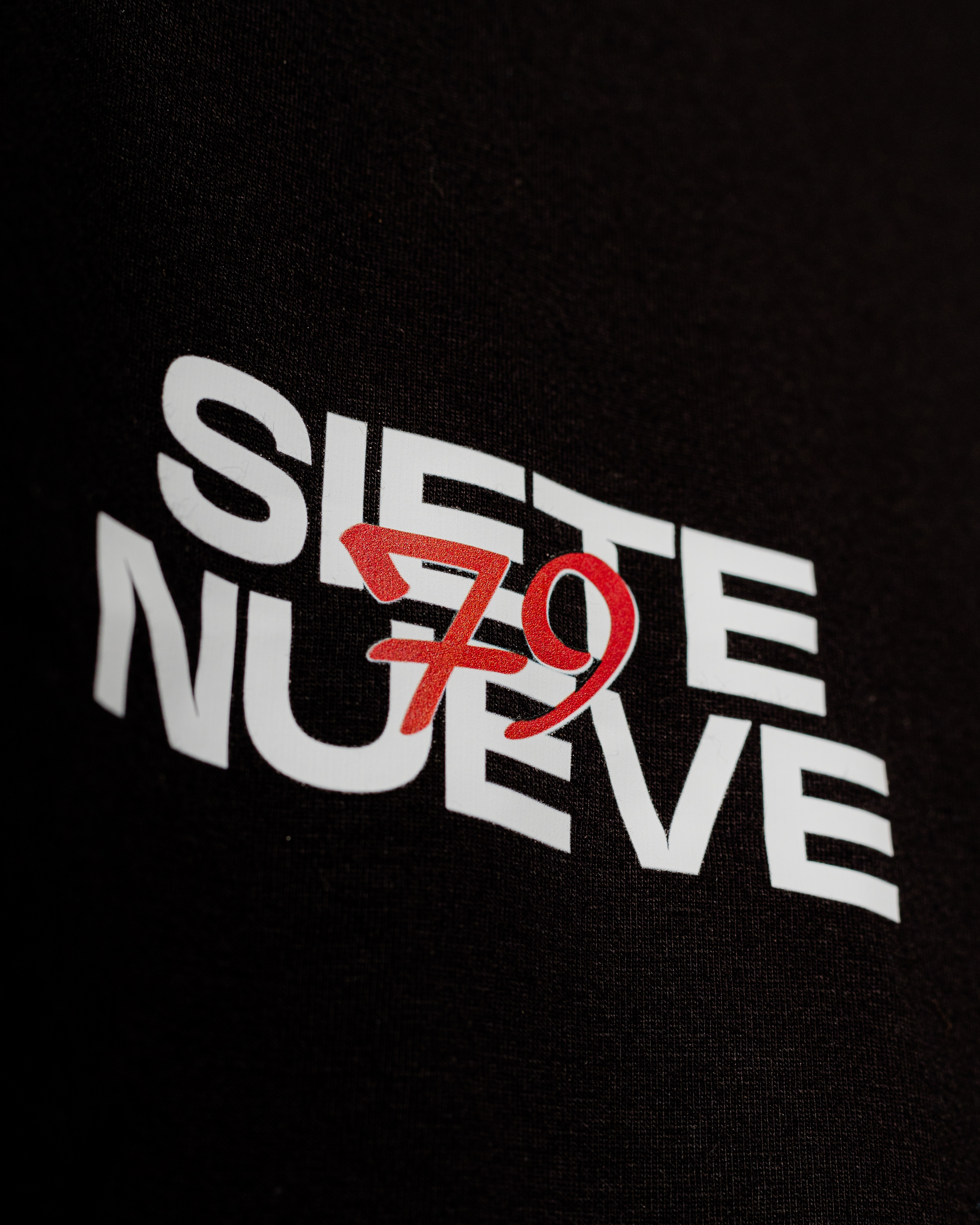Oversize Siete Nueve - Negra