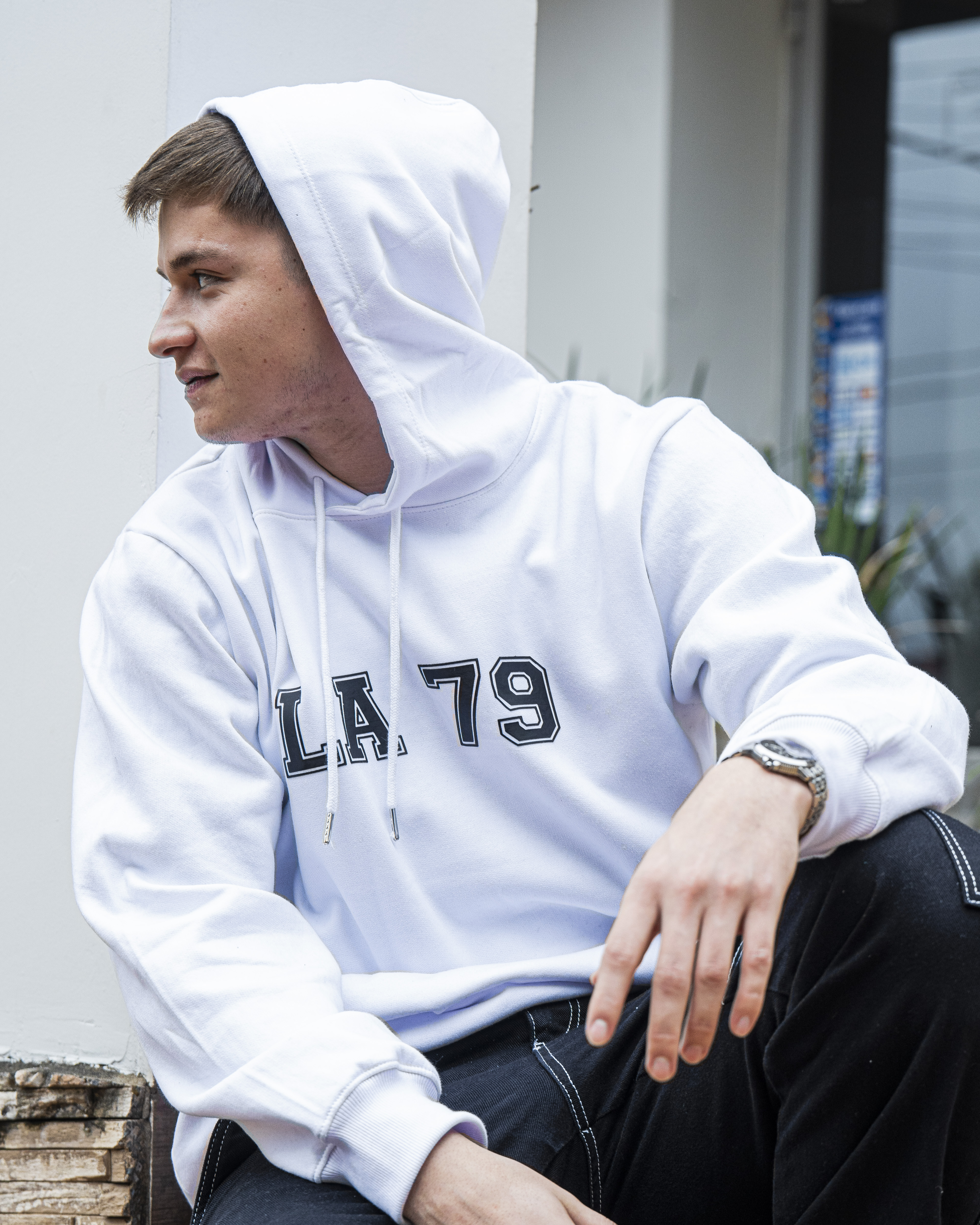 Hoodie La 79 No Hay Otra Igual - Blanca