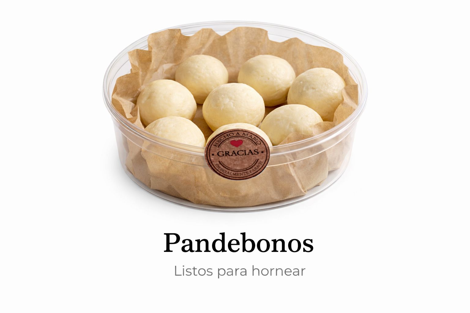 Pandebonos listos para hornear 350 gramos  10 unidades