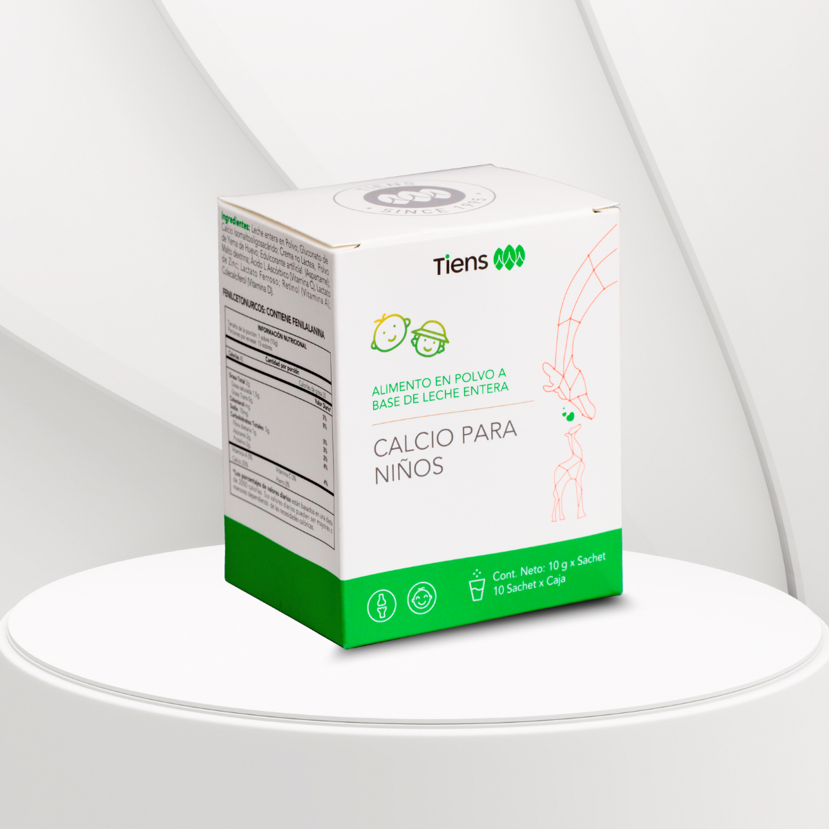 POLVO NUTRITIVO INFANTIL DE CALCIO