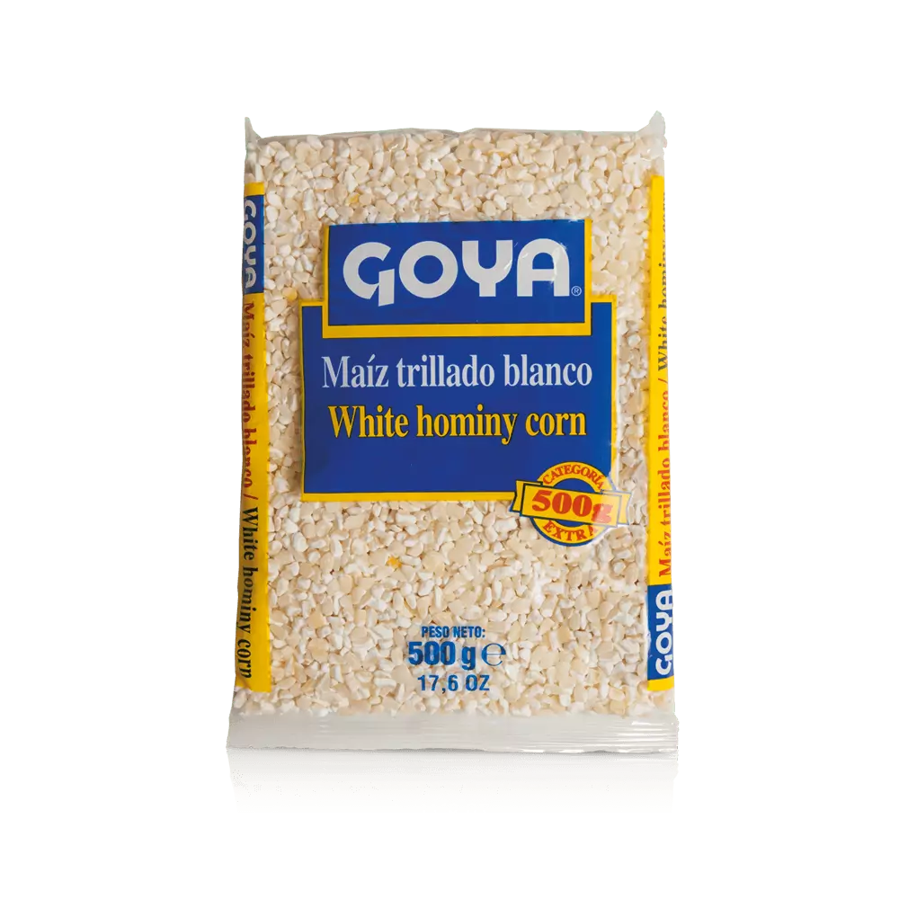 Maíz trillado blanco