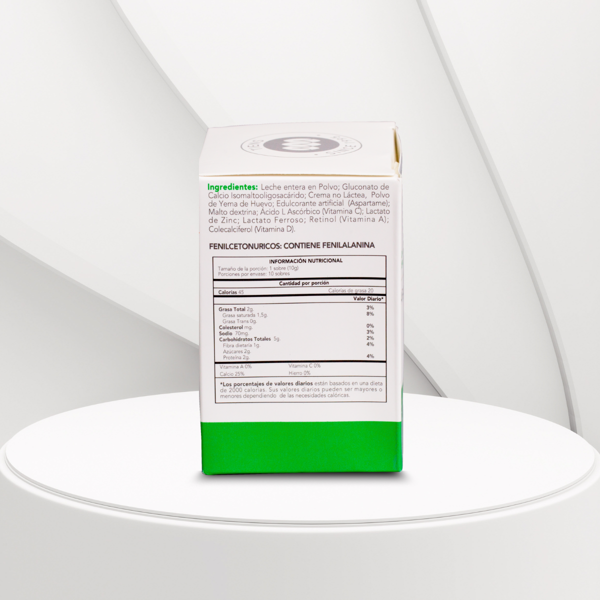 POLVO NUTRITIVO INFANTIL DE CALCIO