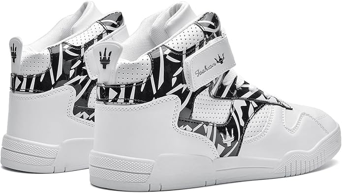 Shoes Men's High Top Fashion Sneakers Outdoor Casual Sports Shoes Training Leather Shoes Mens Flats