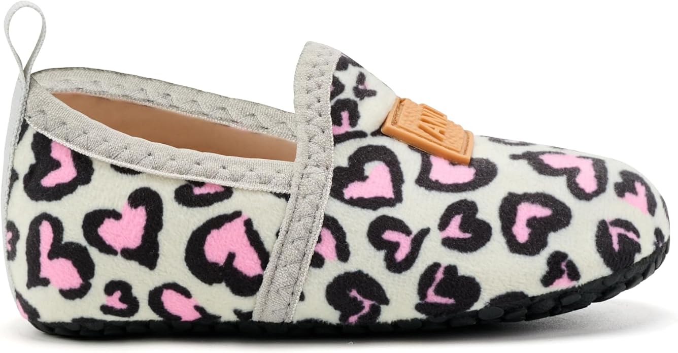 ANLUKE Kids Toddler Slippers Boys Girls Indoor House Shoes Non-Slip Slippers Socks Outdoor Warm Walking Shoes