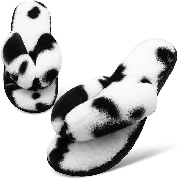 JOINFREE Women's Bedroom Slippers Comfort Four Season Classy Indoor Spa Slide Shoes