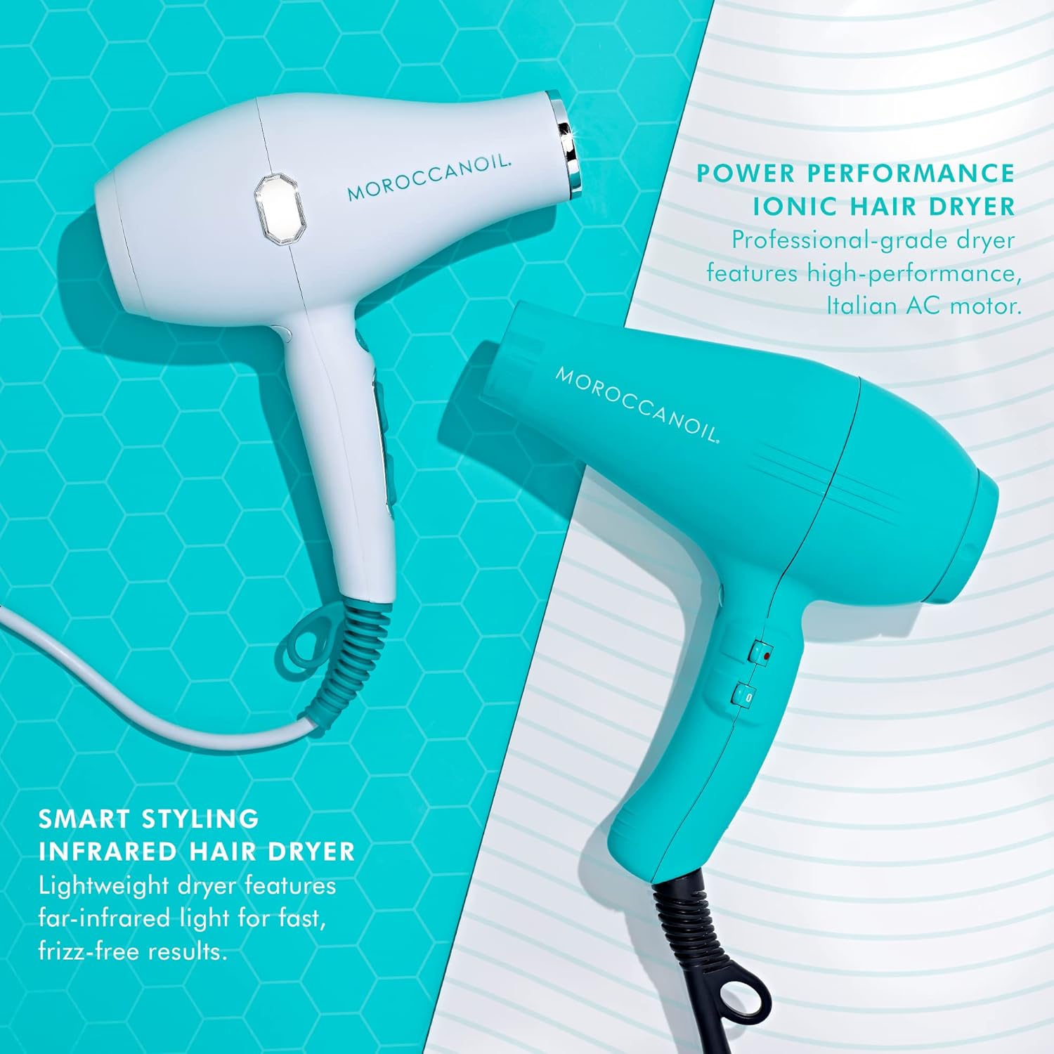 Moroccanoil Smart Styling Infrared Hair Dryer Fast & Gentle Drying