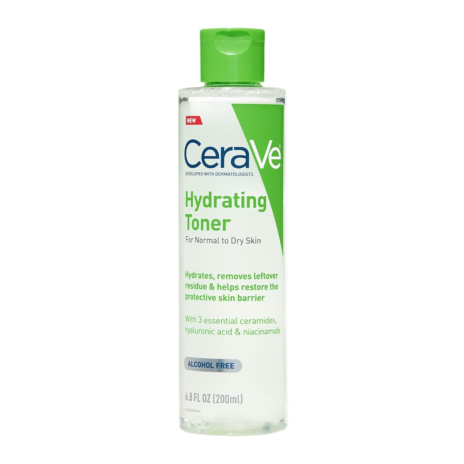 CeraVe Alcohol-Free Hydrating Toner – HA, Niacinamide & Ceramides (6.8 oz)