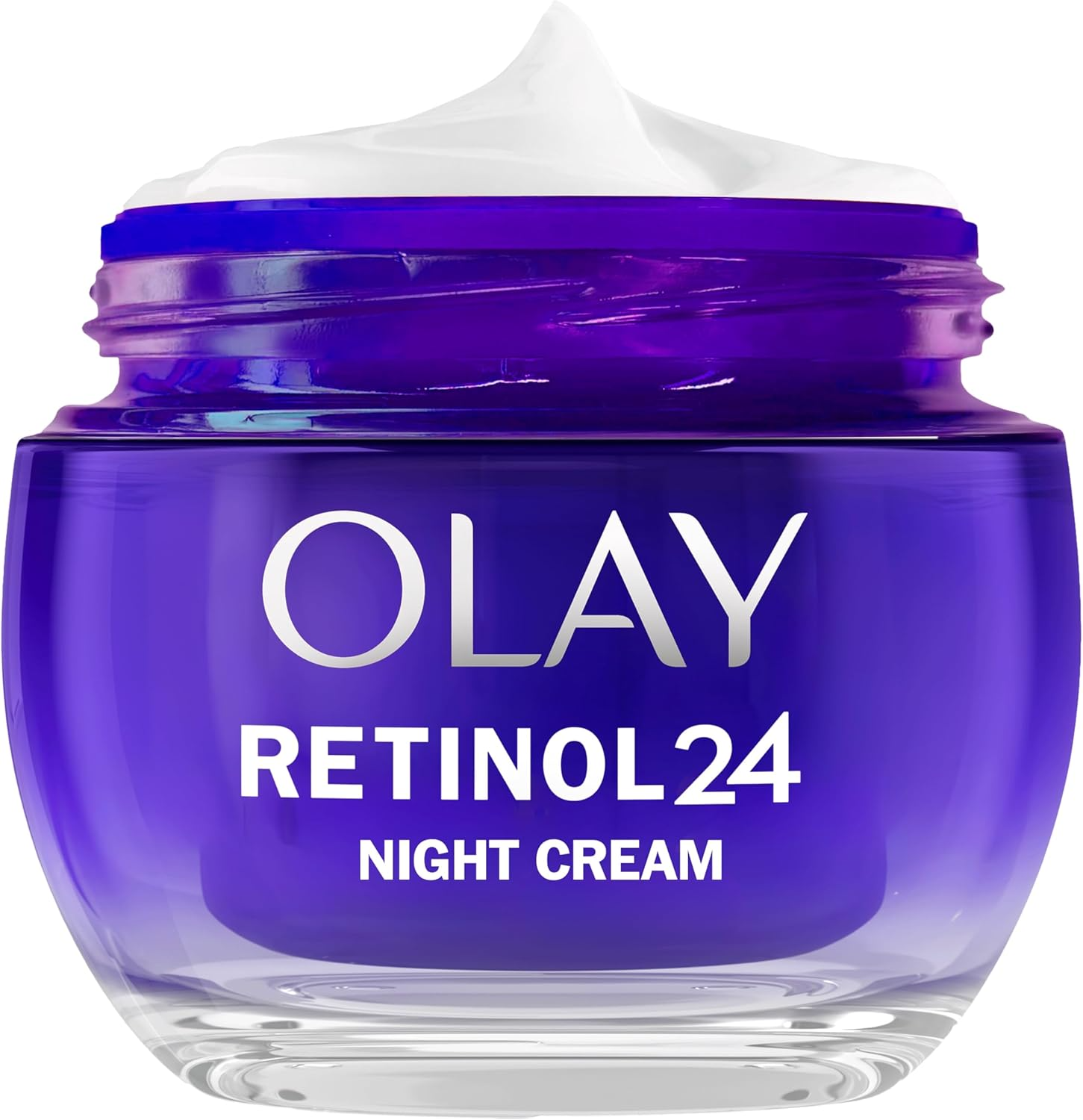 Olay Retinol 24 Night Cream 50ml – Anti-Aging Moisturizer with Retinol & Vitamin E for Smooth, Hydrated Skin Overnight