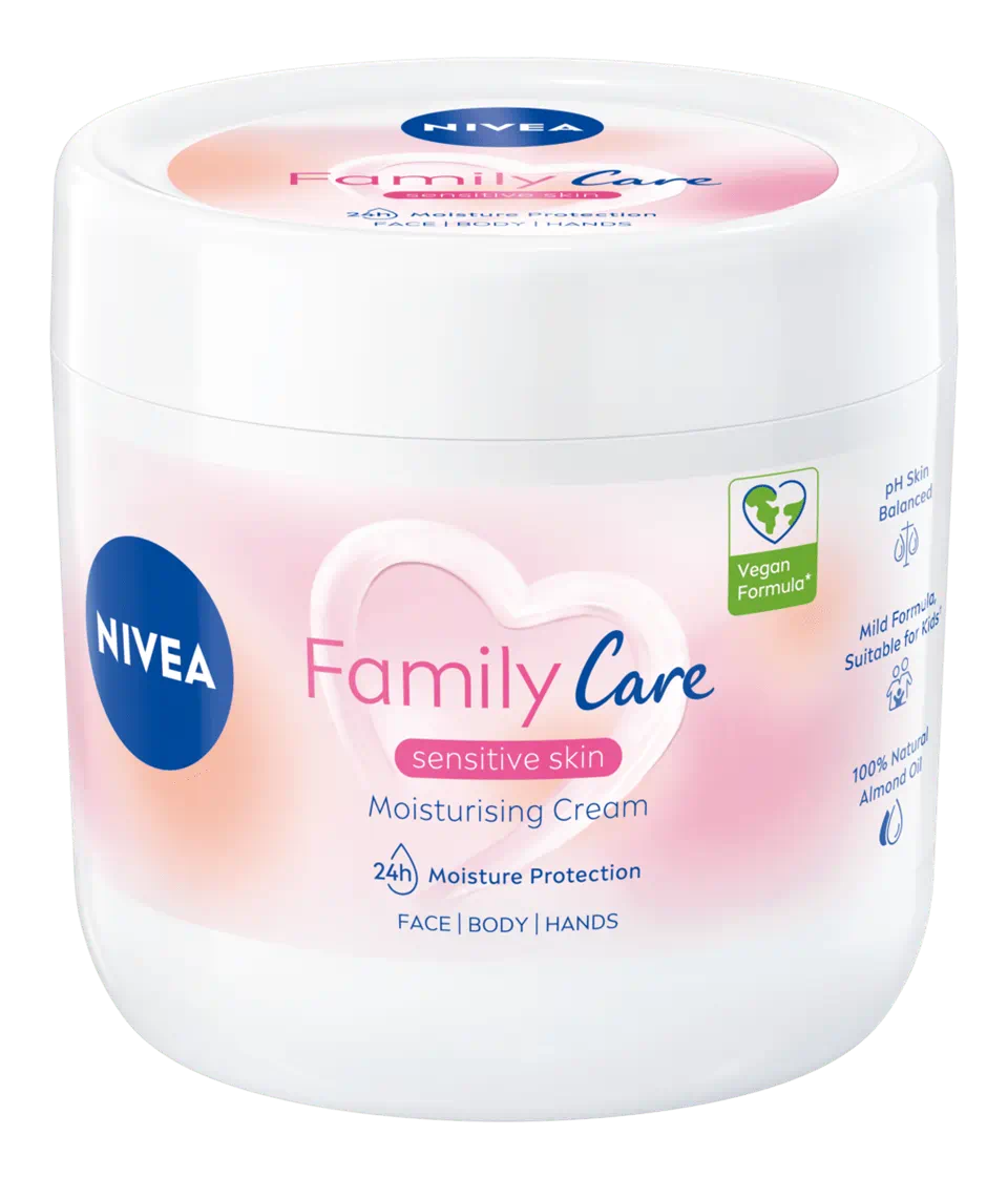 NIVEA Family Care Cream – Soothing Formula for All Skin Types