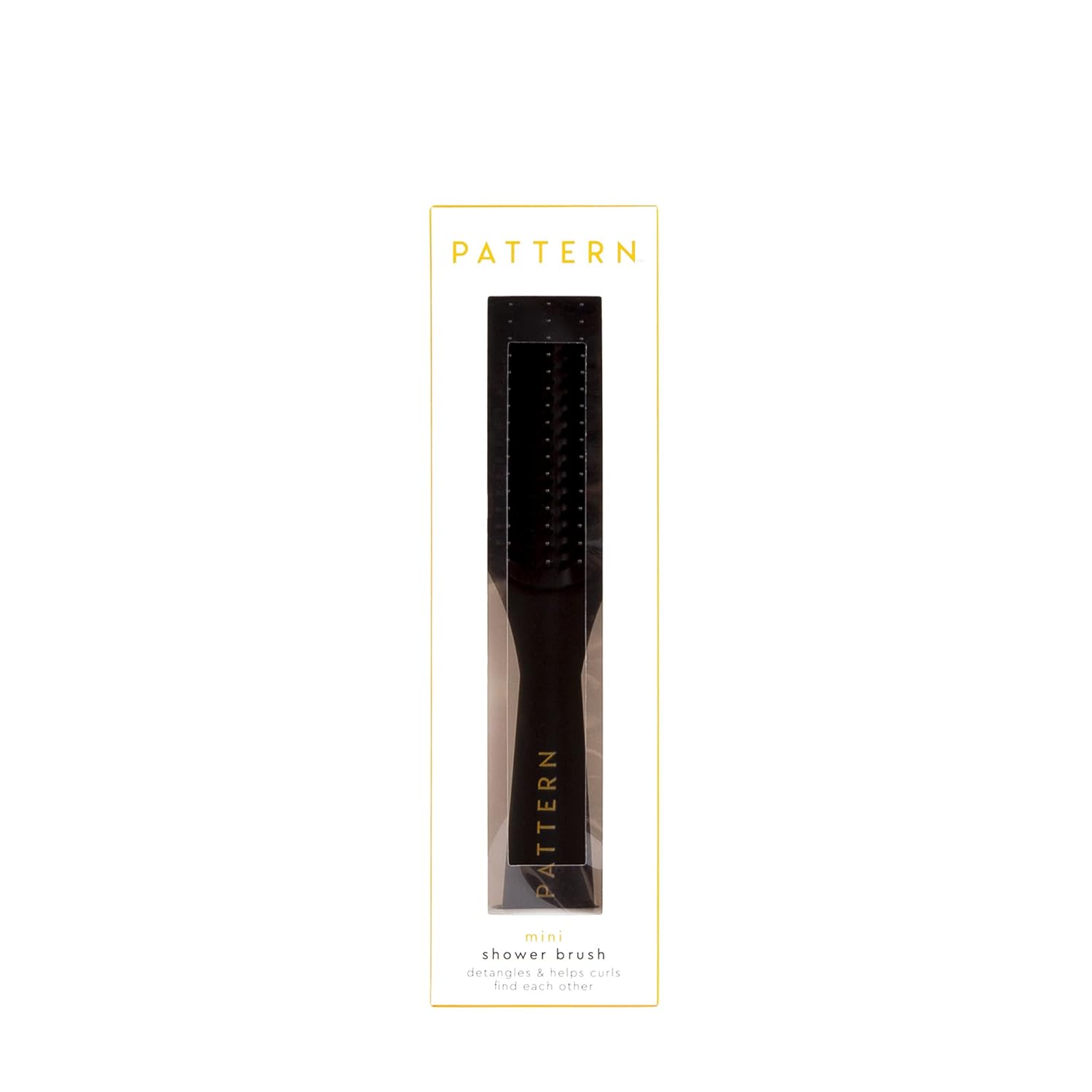 PATTERN Mini Shower Brush Detangle & Define Curly Hair (3A–4C)
