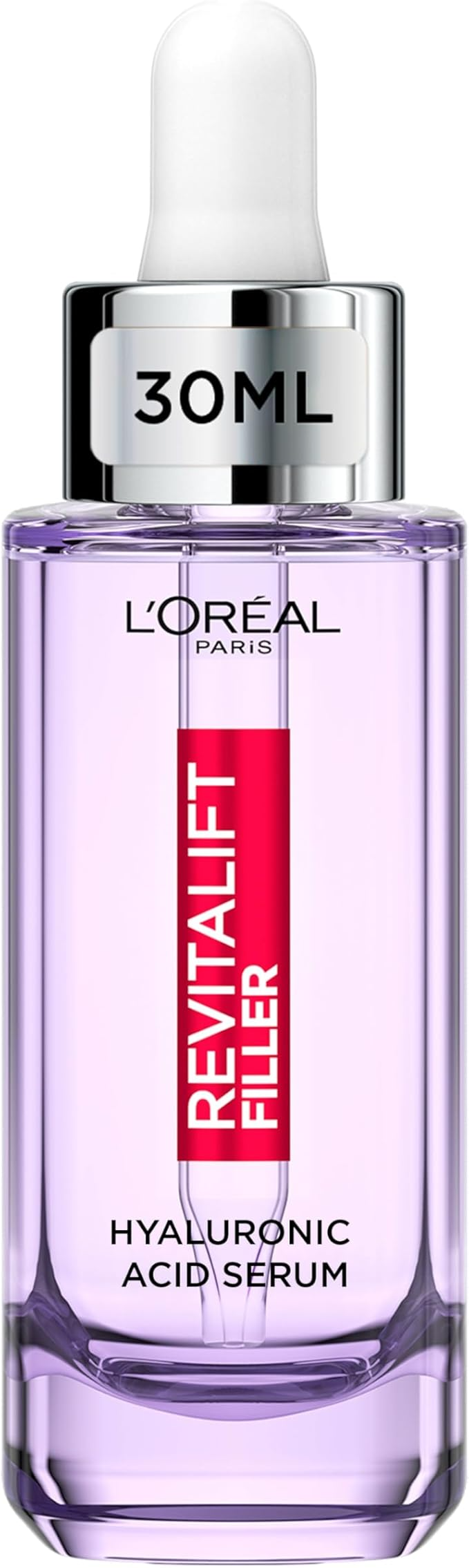 L'Oréal Paris Revitalift Hyaluronic Acid Eye Serum – 2.5% HA + Caffeine for Brightening, De-Puffing & Replumping Eyes