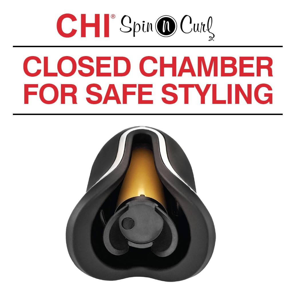 CHI Spin N Curl Automatic Curling Iron – Effortless Curls & Waves
