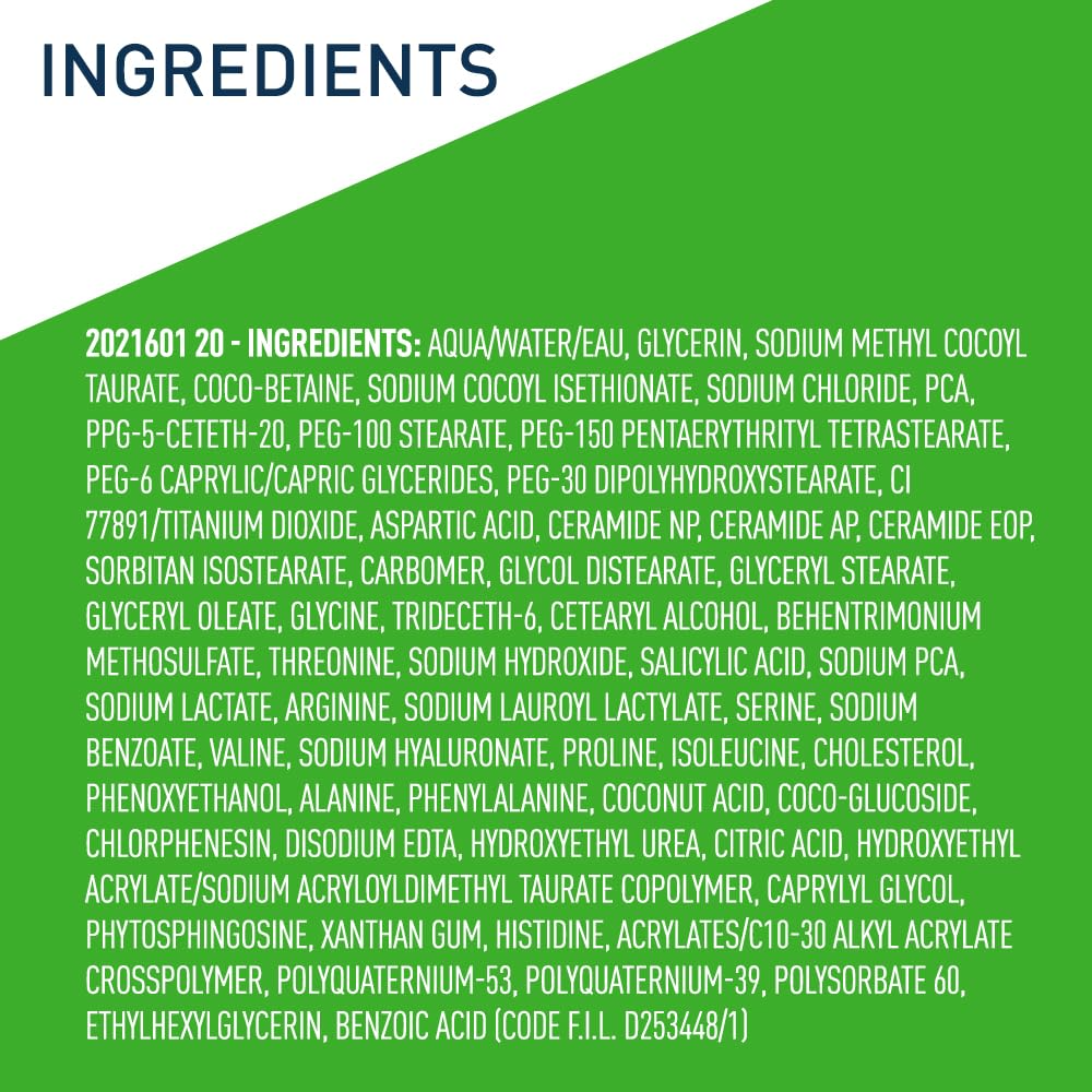 CeraVe Cream-to-Foam Hydrating Cleanser – Dry Skin Makeup Removing Face Wash (19 oz)