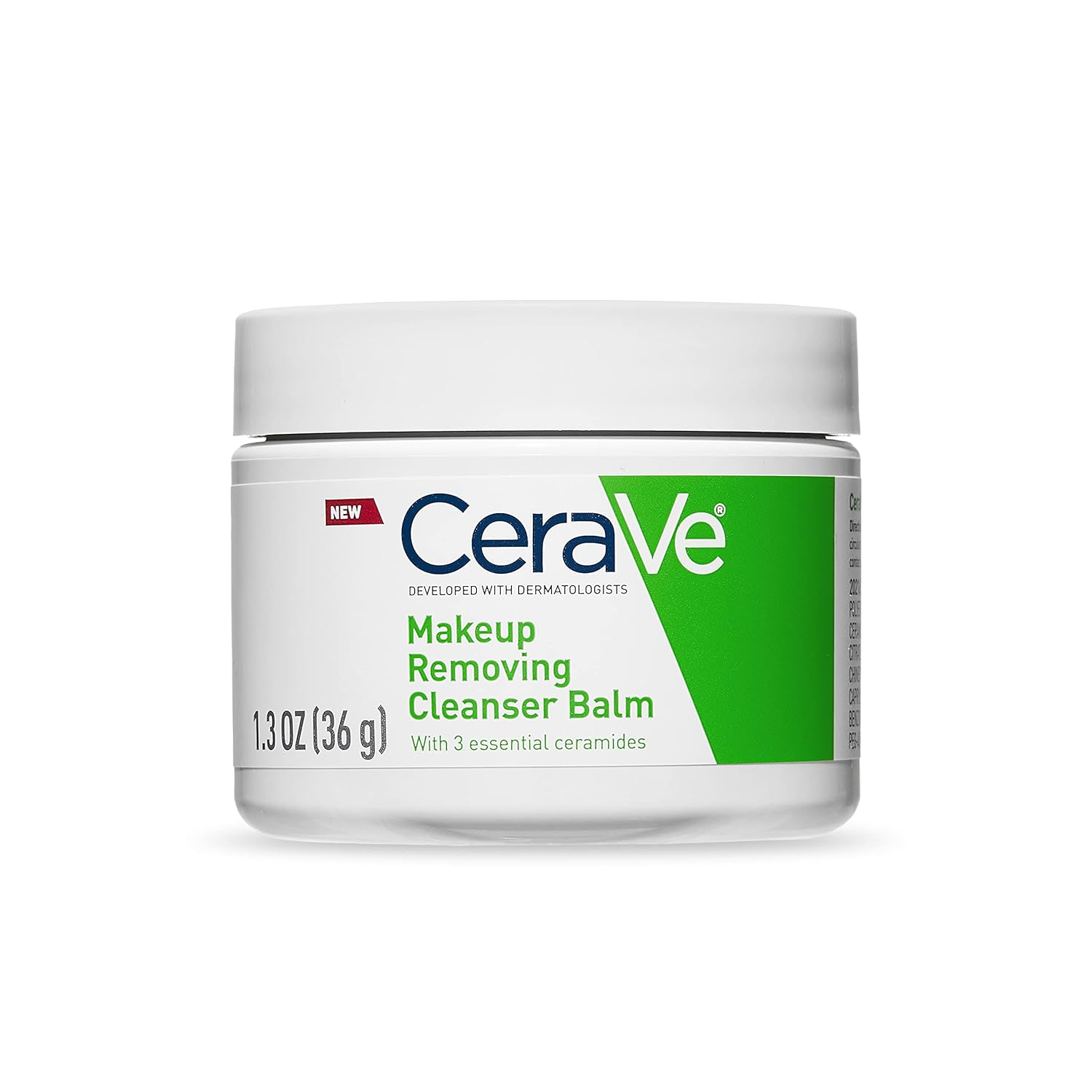 CeraVe Makeup Cleansing Balm – Waterproof Remover with Ceramides & Jojoba Oil (1.3 oz)