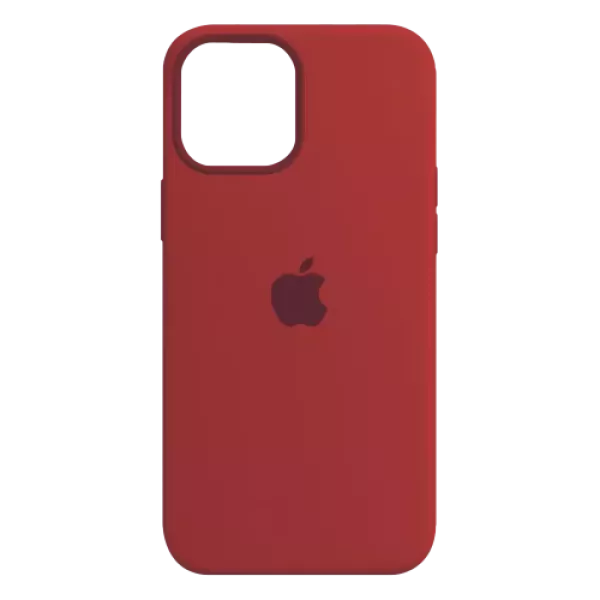 Funda de silicona roja para iPhone 14 Pro Max