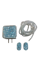 protector de cargador azul