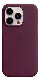 Funda de móvil color ciruela 14 Pro